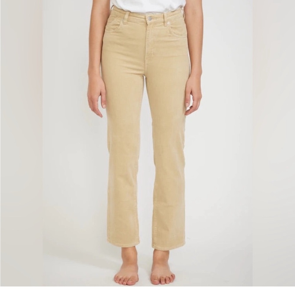 Rolla’s Original High Rise Straight Pants in Stone Cord size 26